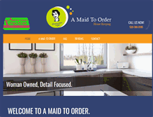 Tablet Screenshot of amaidtoorder.com